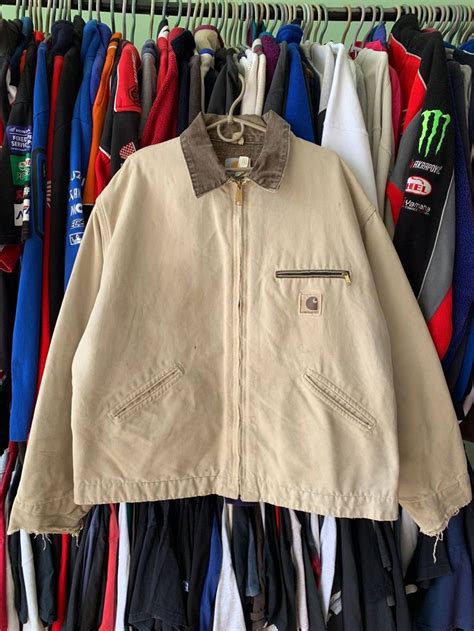 Vintage Vintage Carhartt Detroit Harrington Work Distressed Jacket