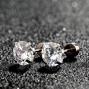 Stainless Steel Cubic Zirconia Stud Earrings Shop Bellvalefarms