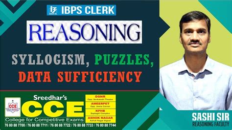 Ibps Clerk Mains Mt 122 Critical Reasoning Puzzles Syllogism Data