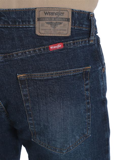 Wrangler® Five Star Premium Denim Flex For Comfort Straight Fit Jean Dark Wash Denim Wrangler®