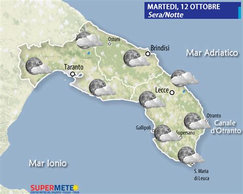 Il Tempo Oggi Marted Ottobre Mesagnesera It