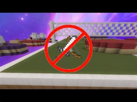 No Weapon Challenge Skywars YouTube