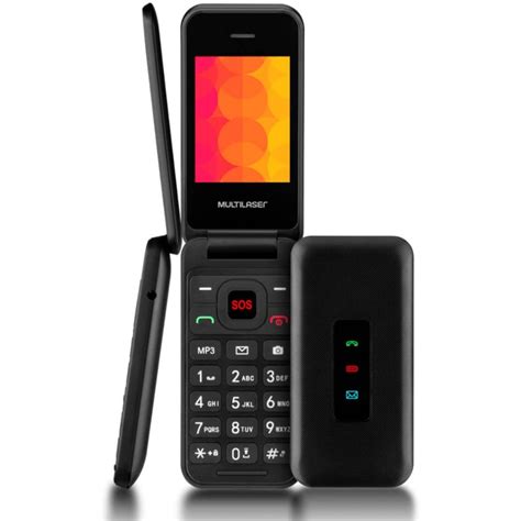 Celular G Multilaser Vita Flip Dual Chip O Sos R Dio Fm