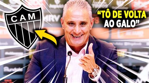 Urgente Acaba De Ser AnÚnciado Novo TÉcnico Do Galo Revelado