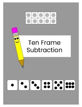 Ten Frame Subtraction Activity by Rachel Franklin | TPT