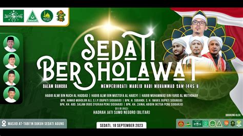 LIVE II MAJELIS JATI SUMO NEGORO II SEDATI BERSHOLAWAT II DALAM