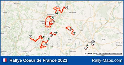 Maps Rallye Coeur De France 2023 CFR Rally Maps