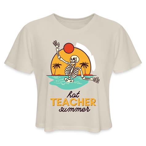 Hts Womens Cropped T Shirt — Educator Andrea