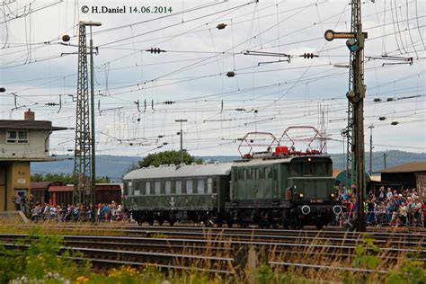 E 44 002 bei der Lokparade am 14 06 2014 im DB Museum Koblenz Lützel