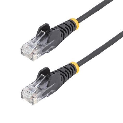 Amazon.com: StarTech.com 6 in CAT6 Cable - Slim CAT6 Patch Cord - Black ...