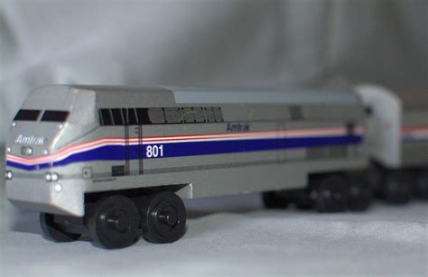 Amtrak Superliner 3-car Wooden Train Set by Whittle Shortline Railroad ...