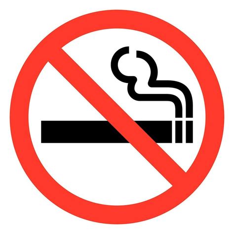 Vector No Smoking Sign Illustration Vector Art At Vecteezy