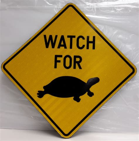 Turtle Crossing Sign Ontario Turtle Conservation Centre