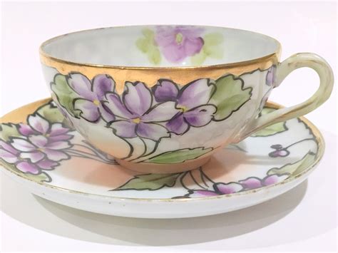 Hand Painted Japanese Tea Cup Hand Painted Cups Tea Set Tea Cups And