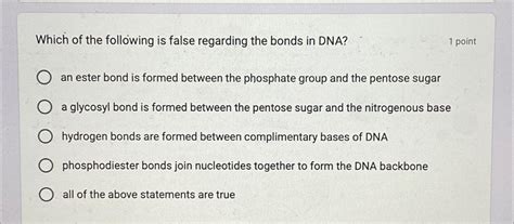 Solved Which of the following is false regarding the bonds | Chegg.com