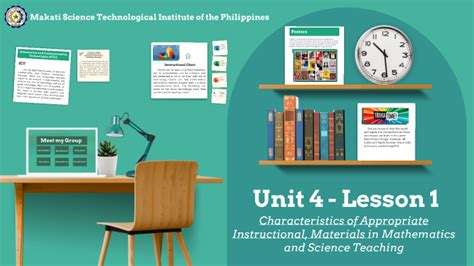 Characteristics Of Appropriate Instructional Materials And Technology