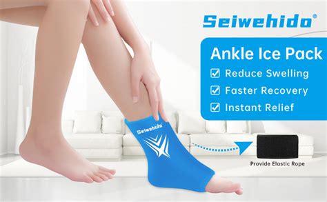 Amazon Foot Ankle Ice Pack Wrap For Swelling Reusable Gel Ice Pack