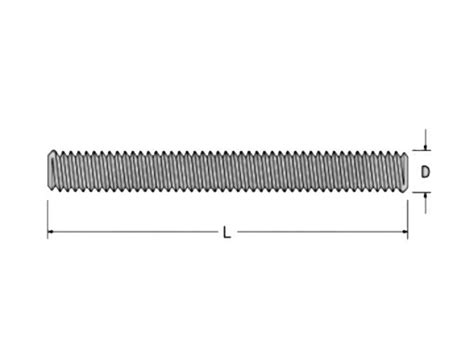 Threaded Rod Zinc Plated Steel 1M ALL SIZES