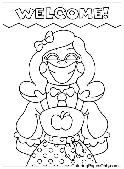 Free Printable Miss Delight Coloring Pages In Coloring Pages