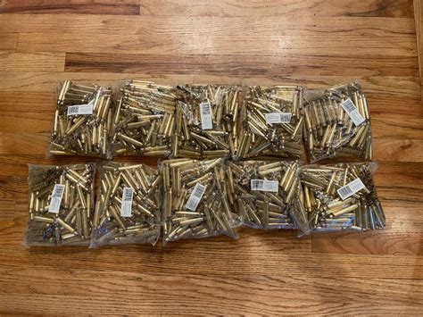 Norma Precision 300 Win Mag 1000 Cases Of New Unfired Brass No