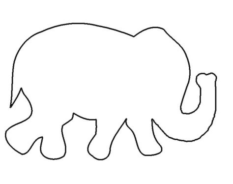 Elephant Stencil Printable