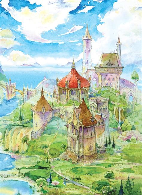 Cair Paravel . The Castle in Narnia. Painting by Natalia Tabatchikova ...