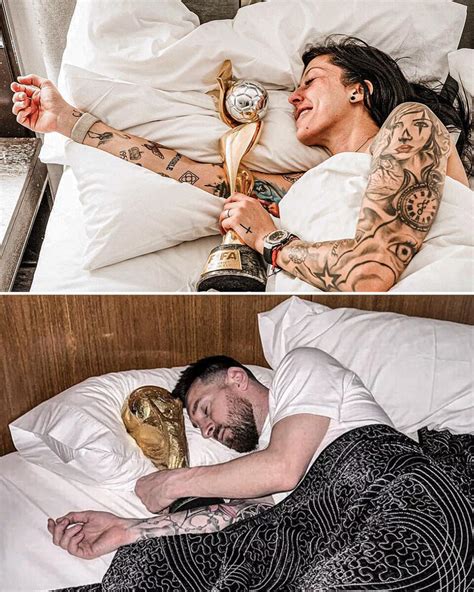 Look: Women's World Cup star recreates iconic Messi victory photo with ...