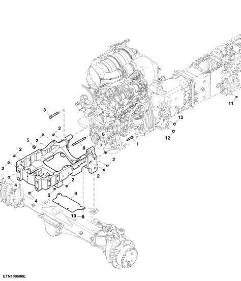 5045e Tractor Front Axle Support Mfwd Epc John Deere 19h2359 Ag Cce Online Avsparts