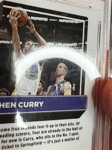 STEPHEN STEPH CURRY 2022 23 Panini Donruss Optic Choice Blue Mojo 24