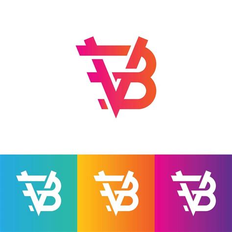 Vb Letter Logo Icon Vector Template Elements Modern Corporate Modern