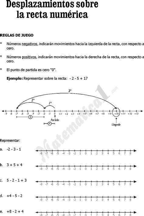 Recta Numerica Ficha Con Ejercicios Gratis Para Infantil Y Primaria 5e1 Artofit