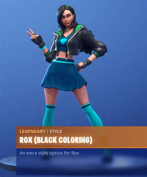 Fortnite Season 9 Battle Pass Tier 1 Rox Skin All Challenges Styles