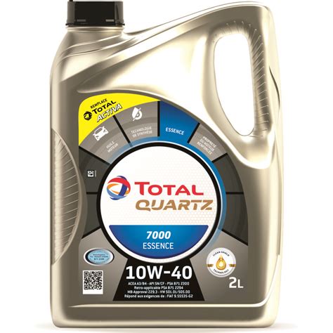 Huile Moteur TOTAL Quartz 7000 10W40 Essence 2 L Norauto Fr