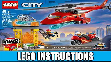 LEGO Instructions Fire Rescue Helicopter 60281 LEGO City YouTube