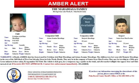 Florida Amber Alert For Maradiaga Children Canceled, Located Safe