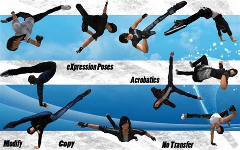 Second Life Marketplace Expression Poses Acrobatics