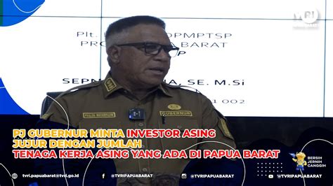 Paulus Waterpauw Minta Perusahaan Asing Agar Mendata Setiap Tenaga