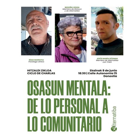 CHARLA Osasun Mentala Personal Y Comunitaria Podcast On Spotify