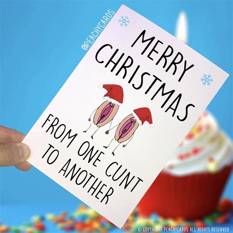 Funny Christmas Cards C Nt Cards Swearing Cards Joke Cards Merry