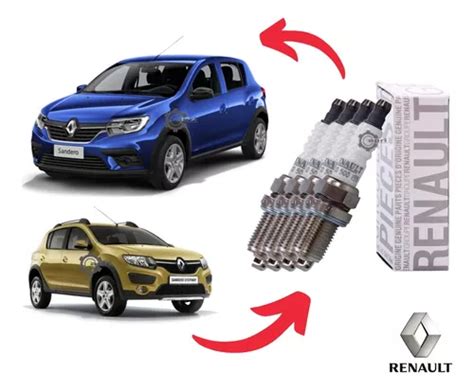 Bujías Stepway Sandero Renault 1 6l Originales 4pzs Meses sin interés