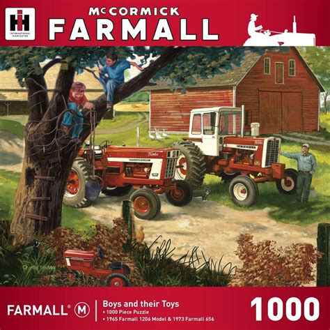 Farmall Boys And Their Toys 1000 Piece Jigsaw Puzzle Farmall