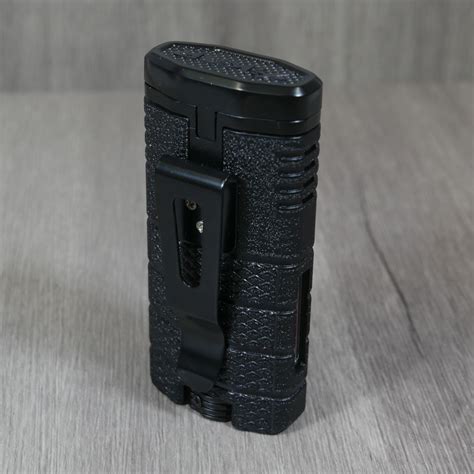 Xikar Tactical Triple Jet Flame Cigar Lighter Black