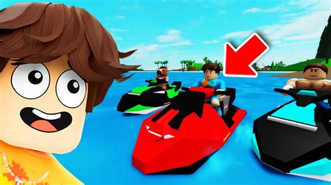 Je Participe Une Course De Jet Ski Sur Brookhaven Roblox Youtube