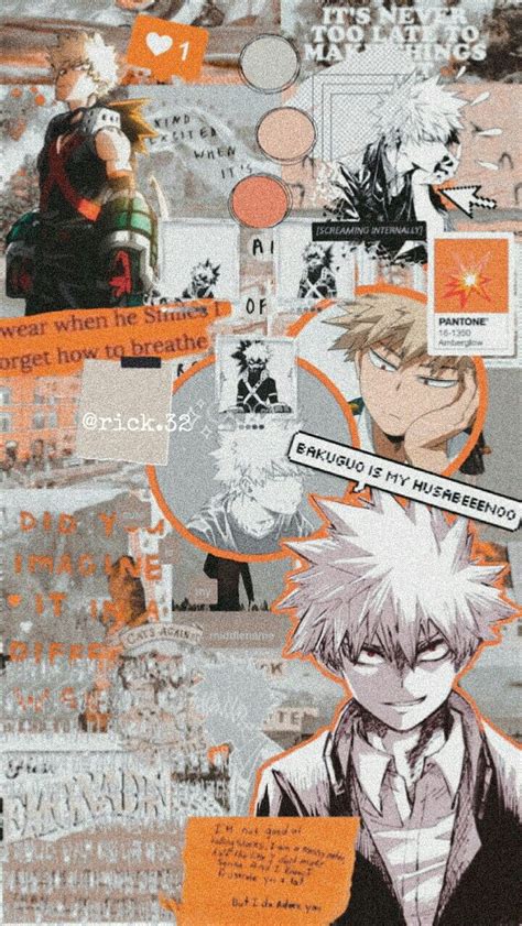 Bakugou Aesthetic Collage Cute Hd Phone Wallpaper Pxfuel