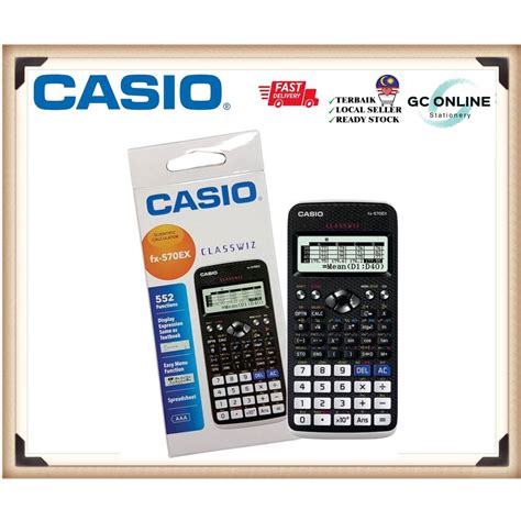 100 Original Casio Fx 570ex Classwiz Series Scientific Calculator Mesin Kira Shopee Malaysia