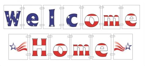 Printable Welcome Home Banner - Printable JD