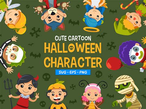 Cute Cartoon Halloween Character by arsansp on Dribbble