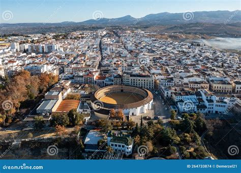 Bullring - Ronda, Spain editorial stock image. Image of stadium - 264733874