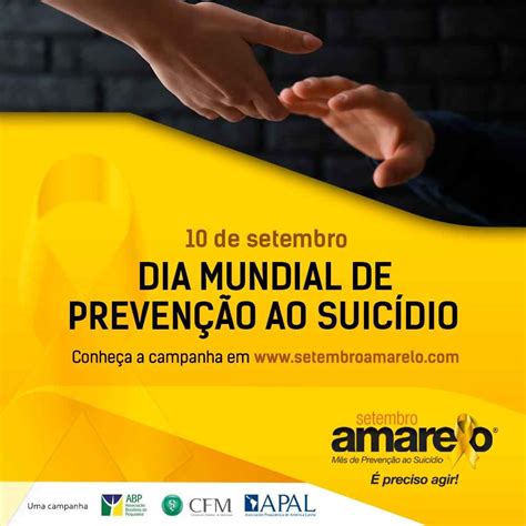 Setembro Amarelo M S De Preven O Ao Suic Dio Prefeitura De