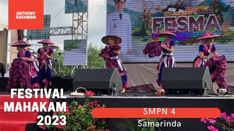 Tari Kreasi Pesisir Festival Mahakam 2023 SMPN 04 Samarinda